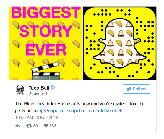 taco bell tweet