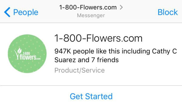 adding 1-800-FLOWERS