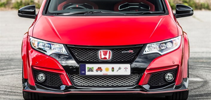 HONDA INTRODUCE EMOJI LICENSE PLATES IN THE UK