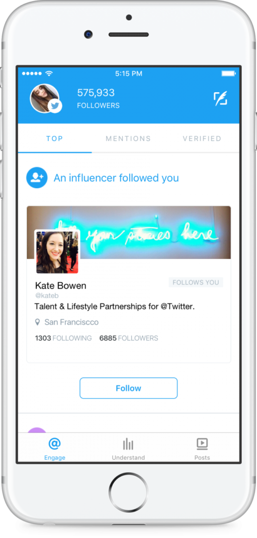 EngageInPhone-influencer-follow