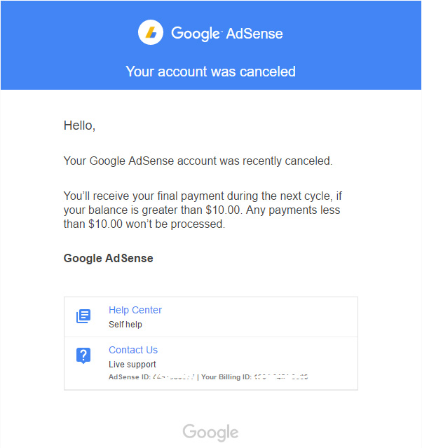 Can you use one bank account in many adsense accounts