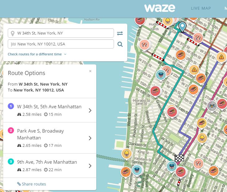 Waze Real Time