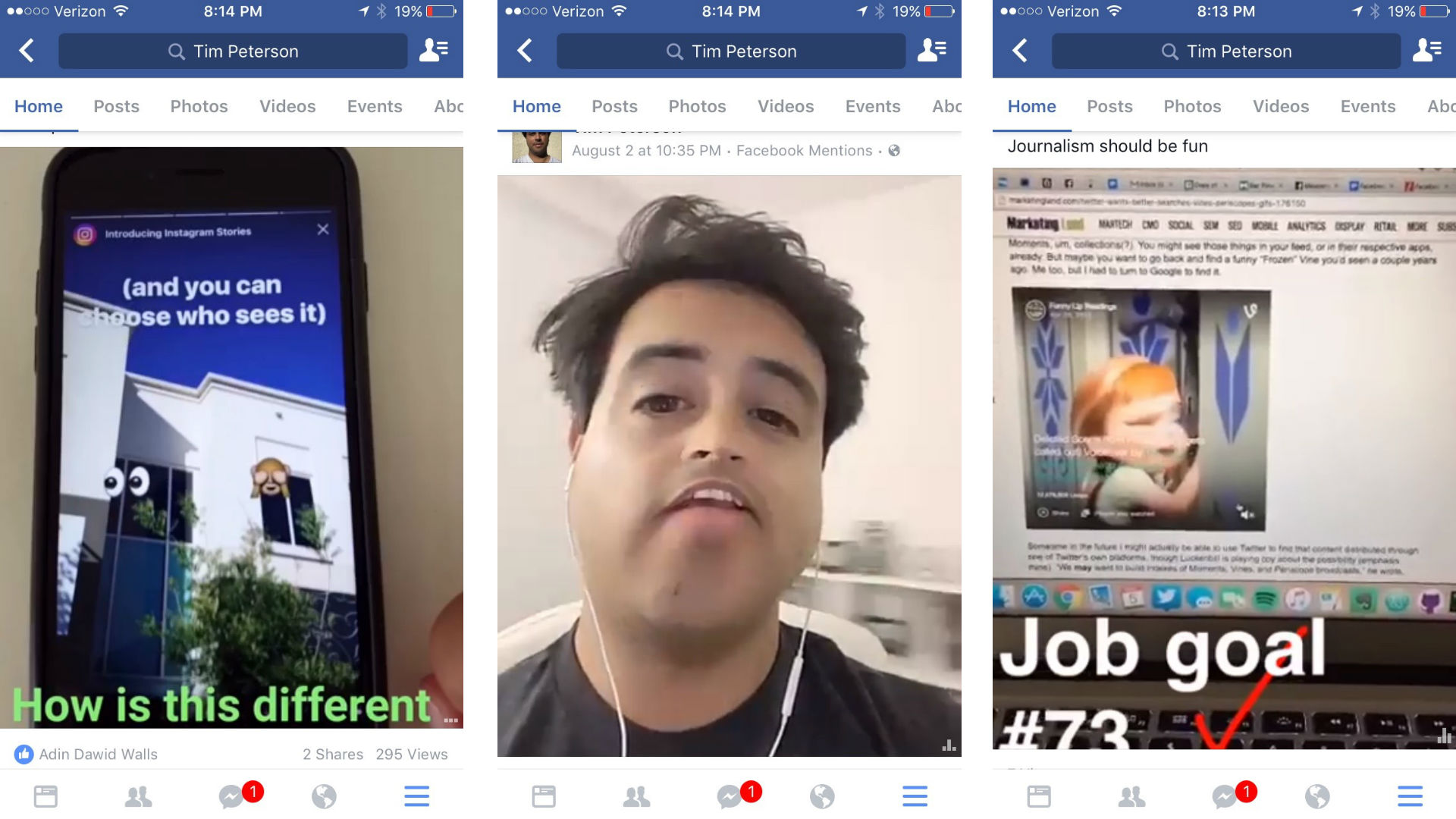 Facebook now officially showcases vertical videos in mobile news feeds