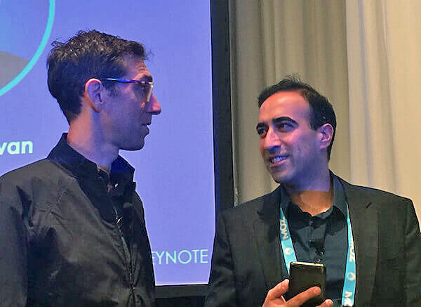 Left: Jerry Dischler, the Vice President of AdWords. Right: Babak Pahlavan, the Global Head of Products and Director of Google Analytics.