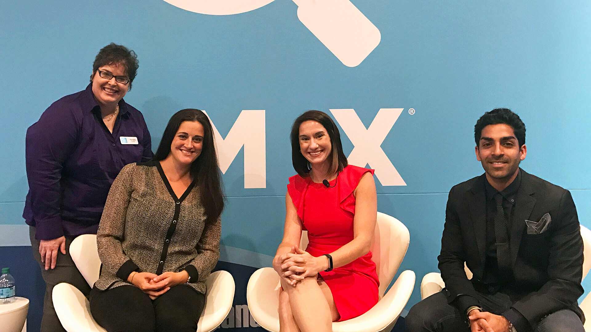 From left to right: Pamela Parker, Executive Features Editor, Marketing Land &amp; Search Engine Land; Tara Siegel, Senior Director of Social at Pepperjam; Maggie Malek, the head of social at the MMI Agency; and Sahil Jain, CEO of AdStage.