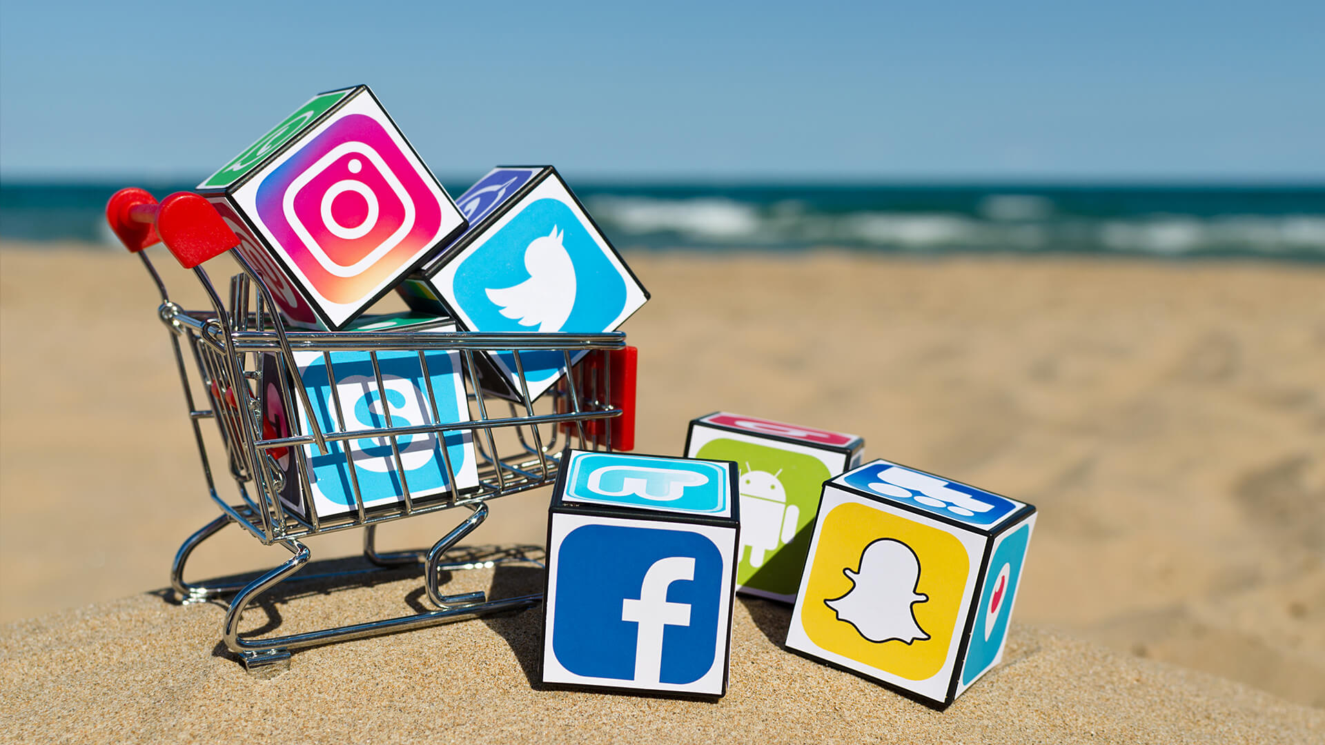 Social Media Icons Shopping Cart Ss 1920