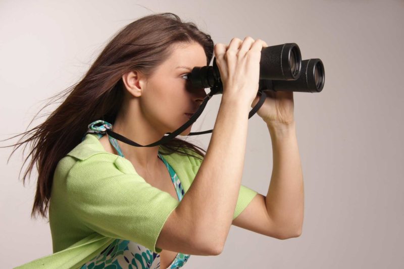 Woman Binoculars Future Prediction Ss 1920