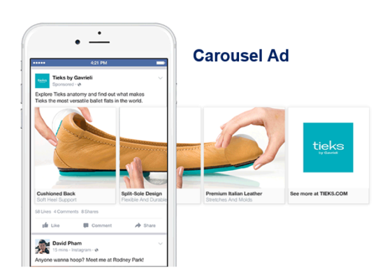 Facebook Carousel Ad