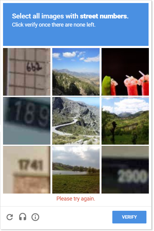 Select all images with street numbers.