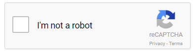 I'm not a robot reCAPTCHA