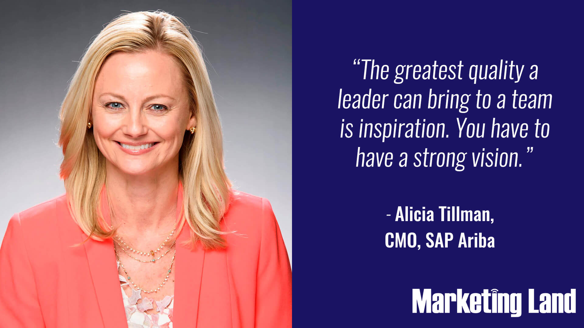 The Path to CMO with SAP Ariba's Alicia Tillman [Podcast]