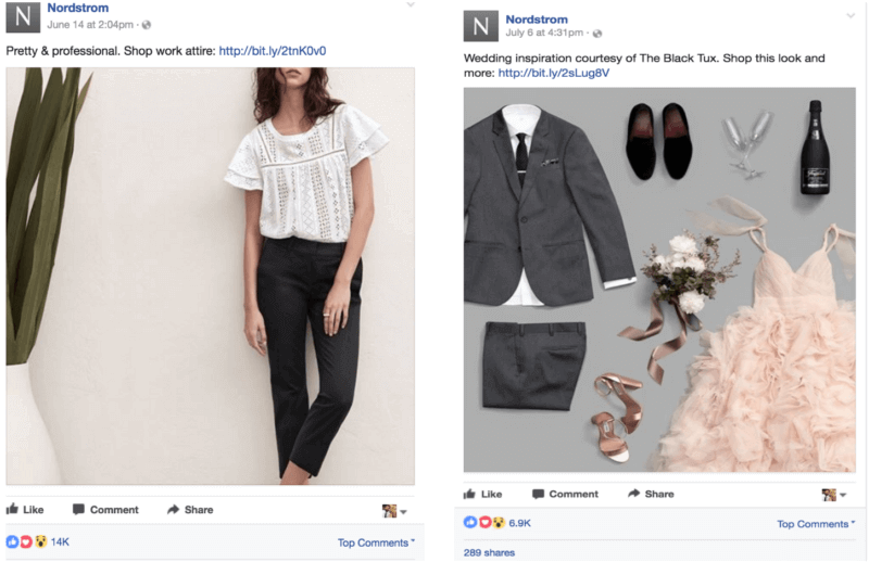 Nordstrom Facebook Updates