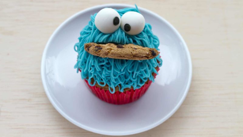 Cupcake Cookie Monster Ss 1920