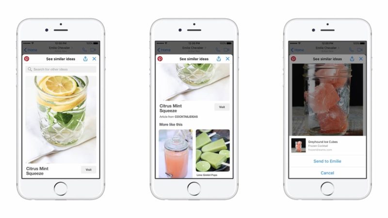 Pinterest rolls out chatbot, native features for Facebook’s Messenger