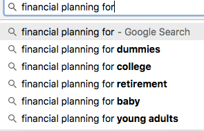 Financial Planning For