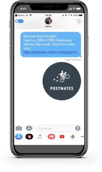 4 Postmates Sms Copy