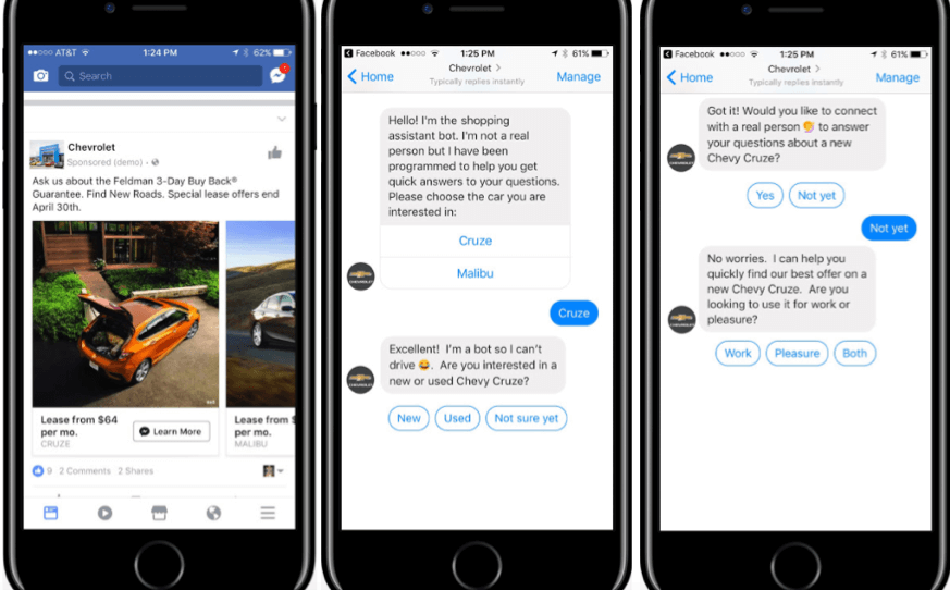 Ready to use chatbots for car dealers for sales And Service