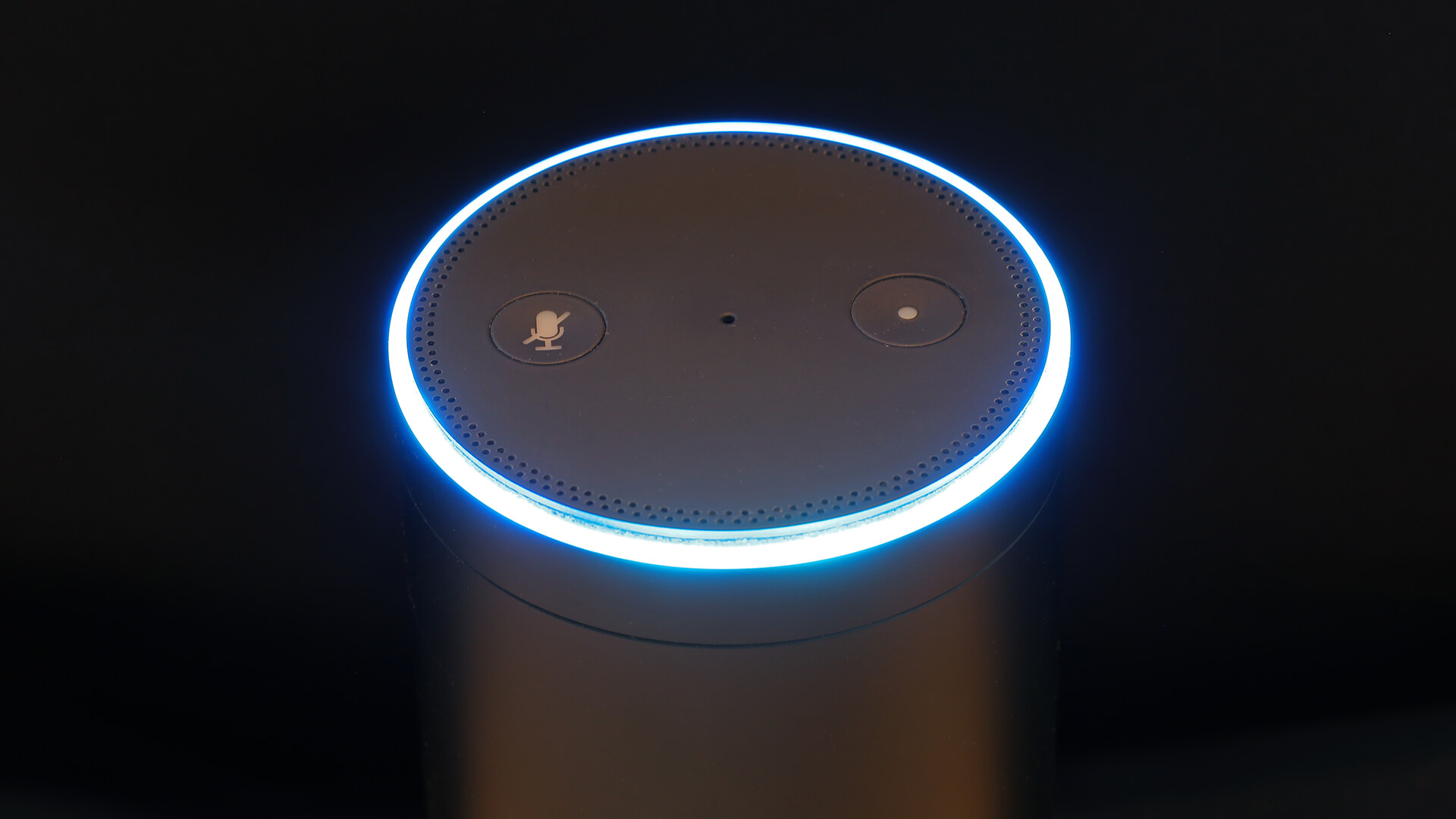 Amazon Echo, housing the Alexa intelligent agent