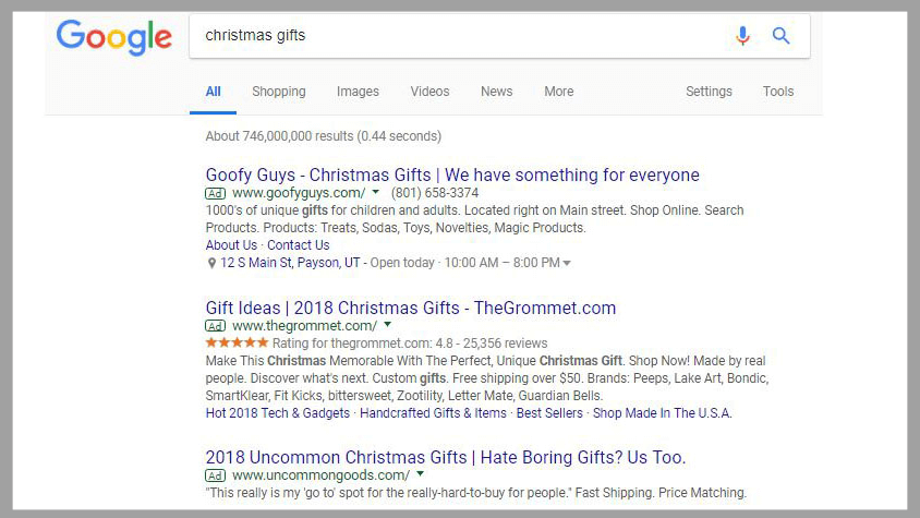 Google Search1 Christmas Gifts Handout