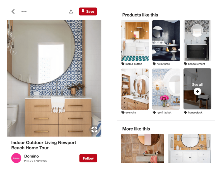 Pinterest Shopping