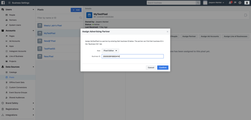 Facebook Pixel Editor