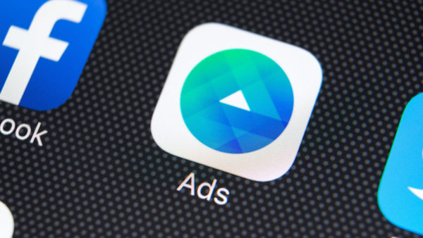 facebook-ads-app-screen-stock