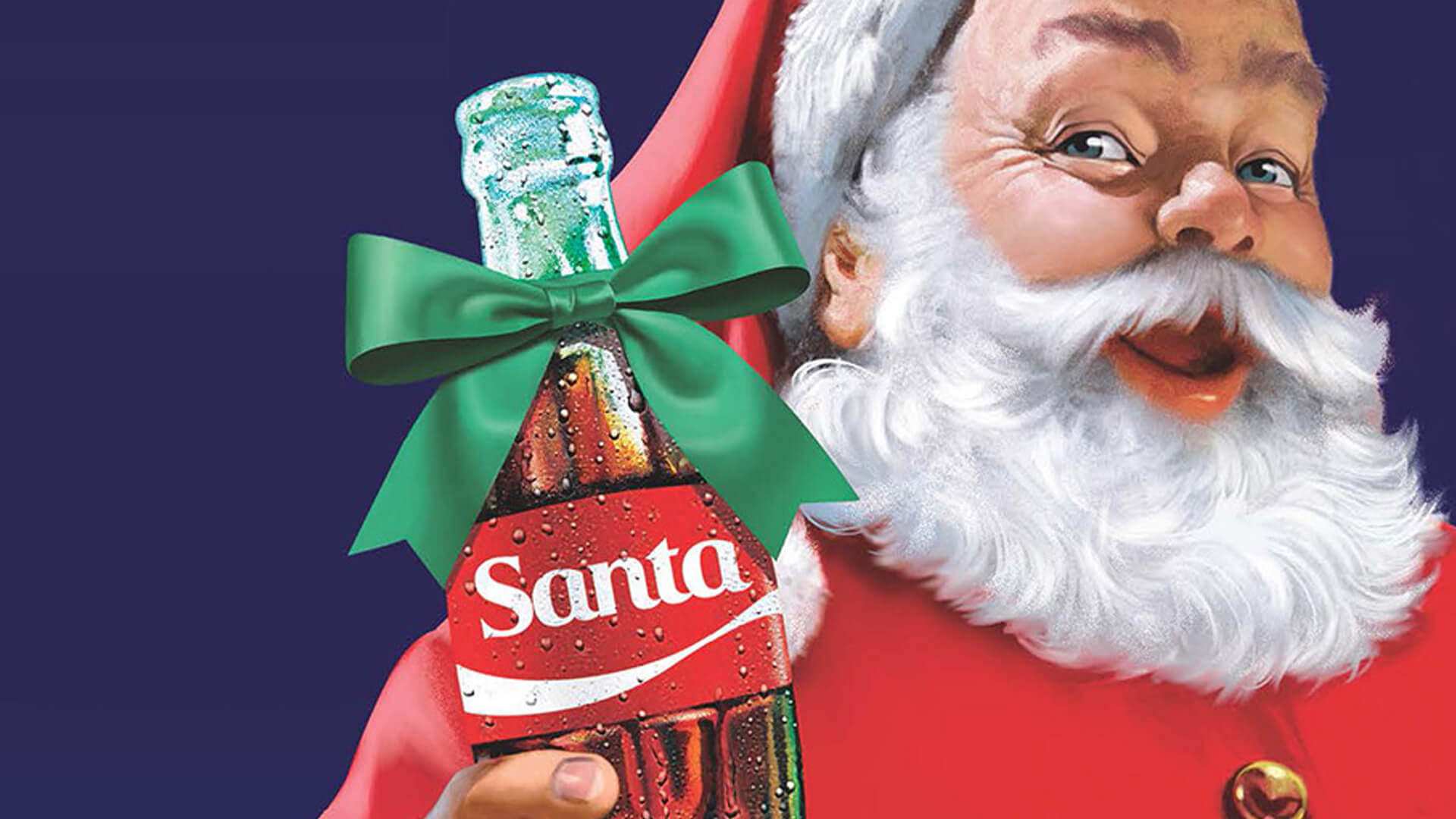 Deshacer Aeródromo Grande santa claus llamada coca cola marco Minúsculo