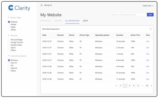 clarity-user-experience-analytics