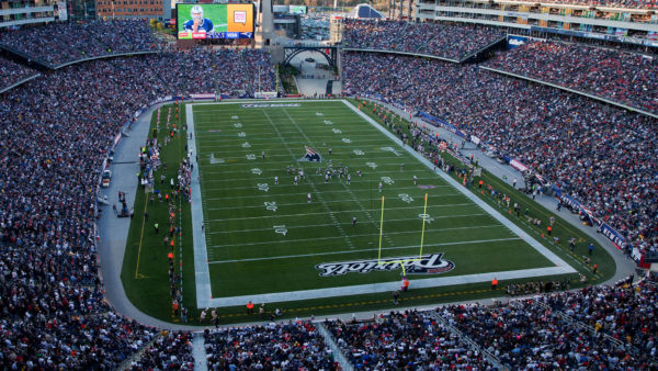 football-field-patriots-stock