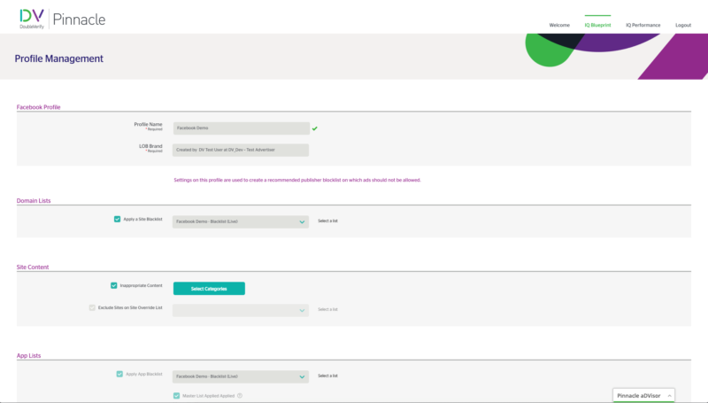 Double Verify Brand Safety Tool Set Up