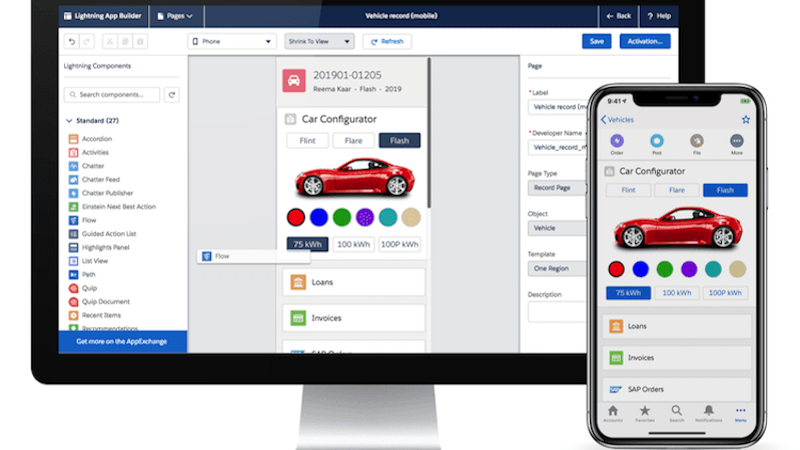 Salesforce's new Mobile Builder for the Lightning Platform