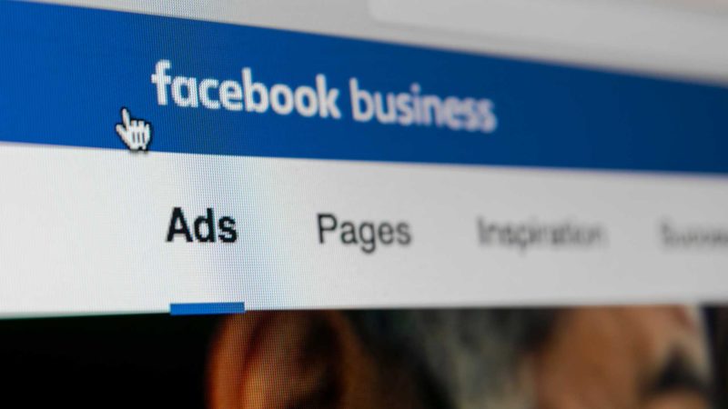 Facebook business ads page