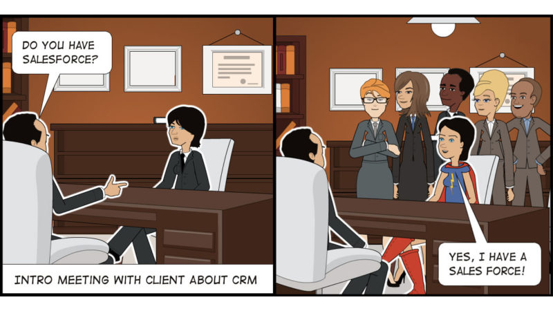 SalesForce ComicStrip Handout