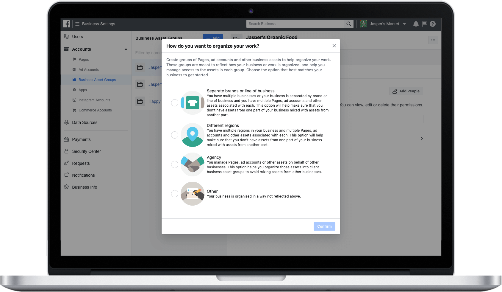 Managing Facebook App