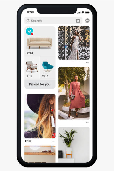 Pinterest Personalized Shopping Hub