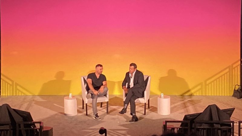 TikTok VP Blake Chandlee speaking with Gary Vaynerchuk of VaynerMedia at Advertising Week 2019