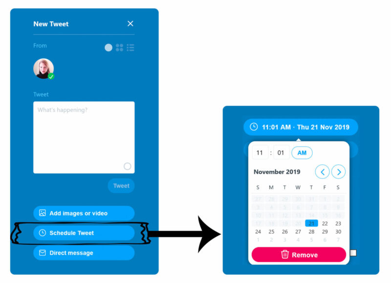 Marketers who aren't using a third-party tool to compose and schedule tweets could soon have this capability right from Twitter.com 