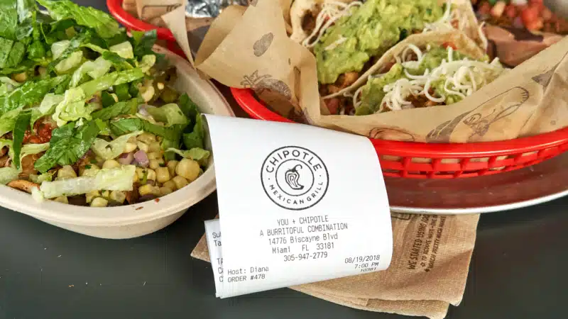 Chipotle Mexican food