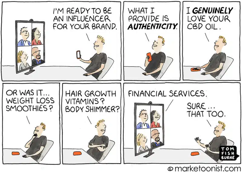 Influencer Marketoon