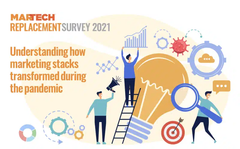 MarTech Replacement Survey representing marketing transformations