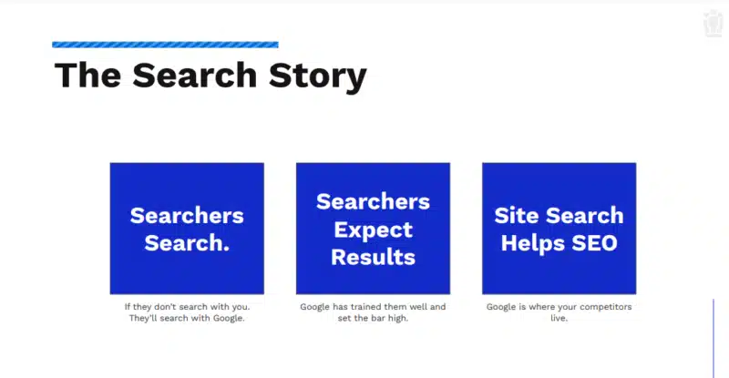 on-site search SEO marketing benefits