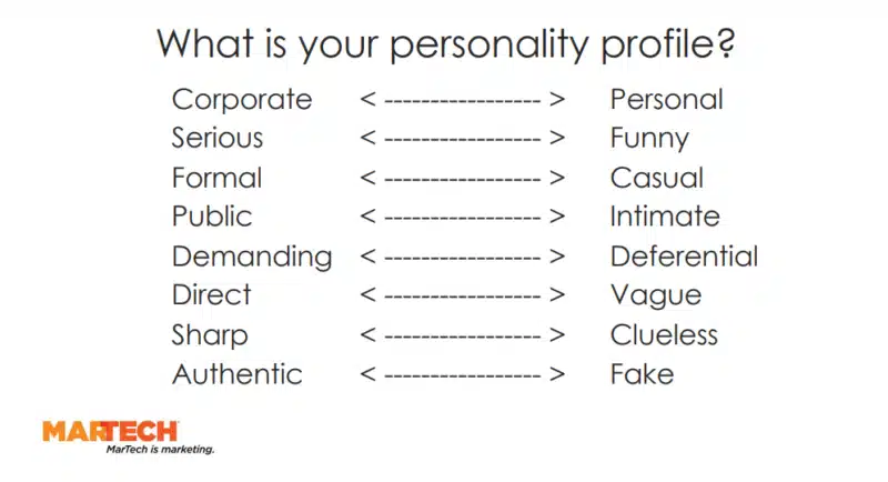 brand identity and personality options