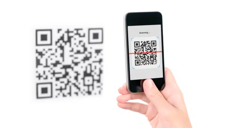 QR code used in advertising on CTV and cross-channel