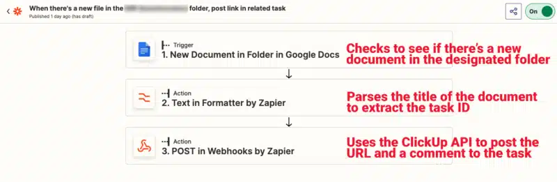 Zapier New File Task