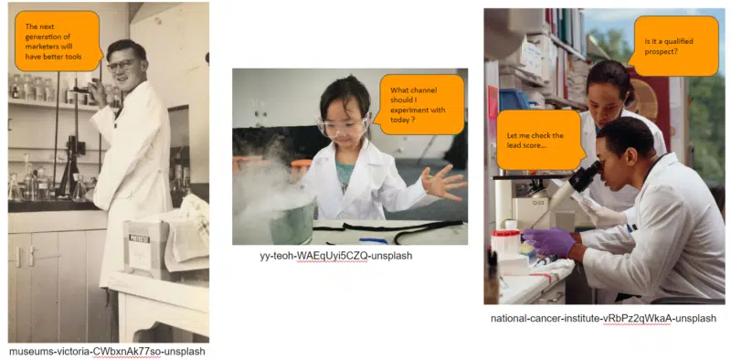 MOps leaders as scientists - Composite by Milt Hwang