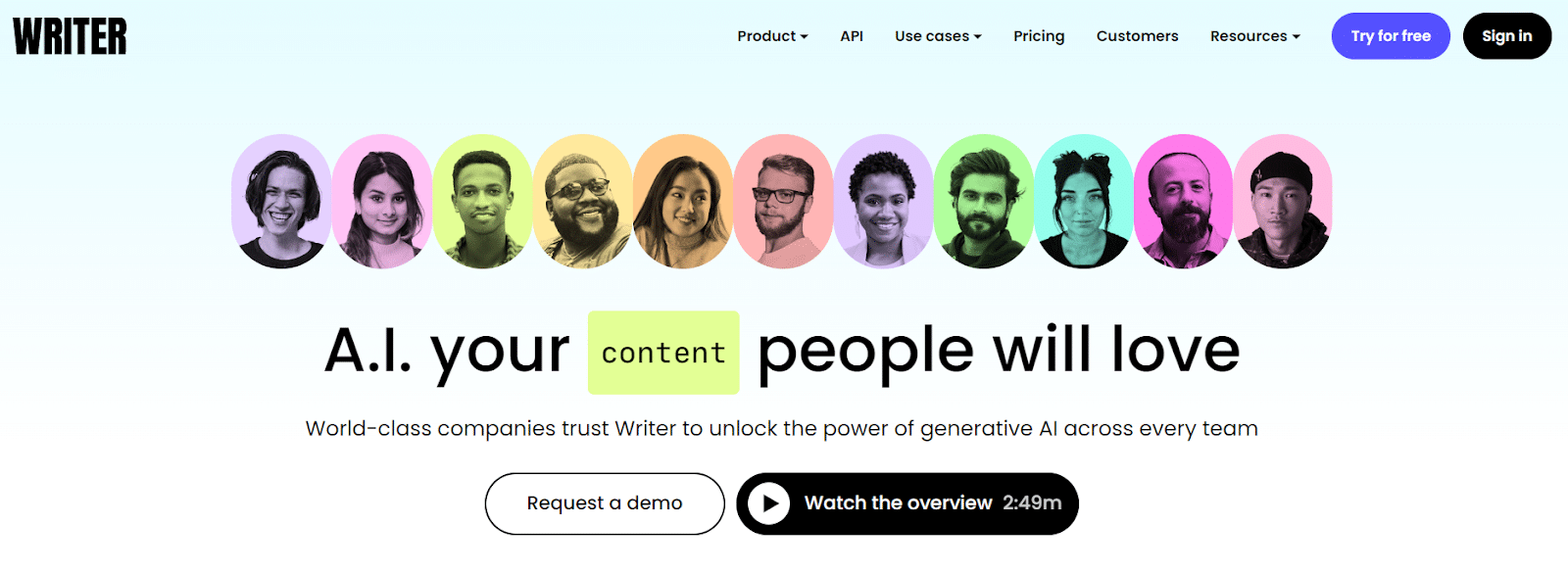 Writer - AI content platform