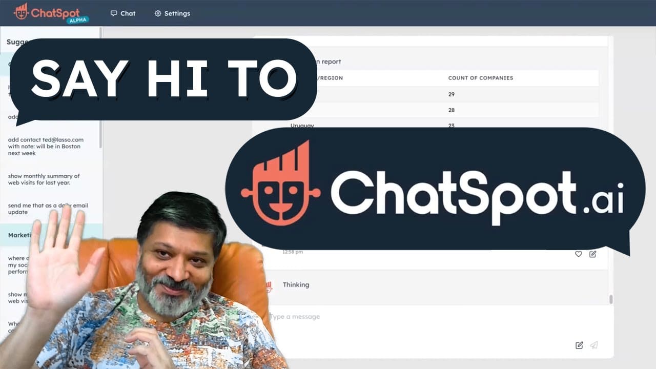 Utilizar a IA do ChatSpot para criar, atualizar e resumir registos (BETA)