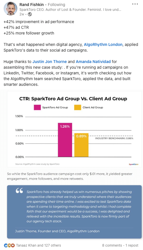 SparkToro - Rand Fishkin employee advocacy