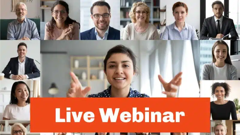Join us for this live webinar. Save your seat today!