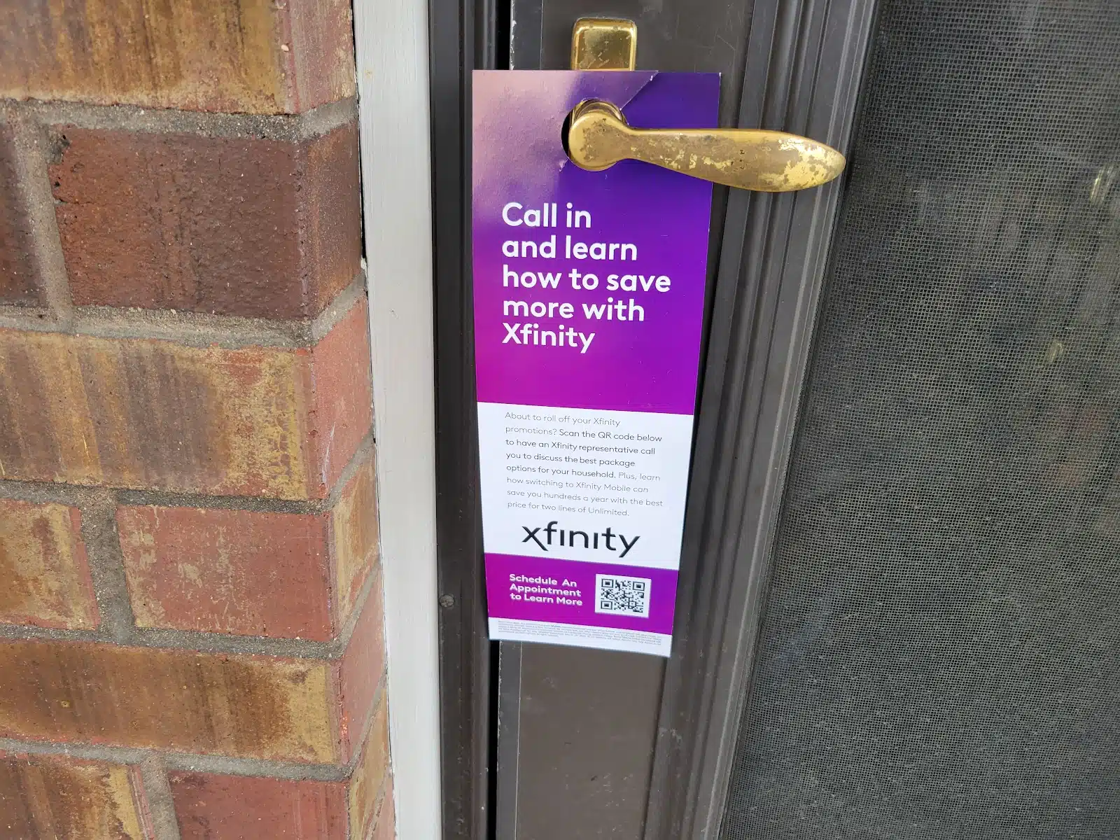 Xfinity CX initiative - flier